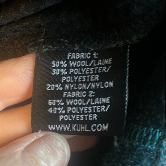 Kuhl “Kozet” Women’s Small wool blend deep pile zippered Jacket Blue Gra… - Picture 3 of 10